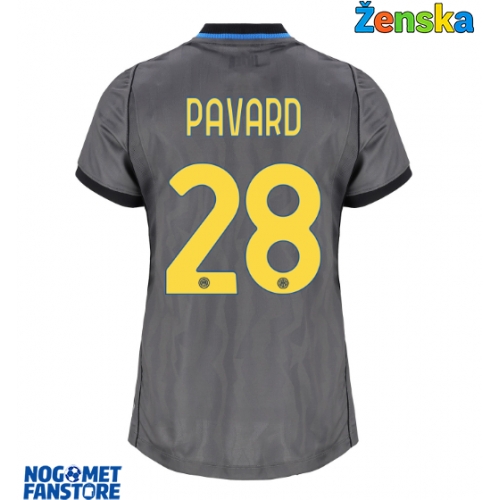 Inter Milan Benjamin Pavard #28 Rezervni Dres za Ženska 2026-27 Kratak Rukav